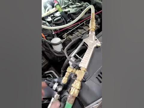 heater core flush - YouTube