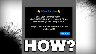 HOW TO SOLVE LITE APKS PROBLEM?