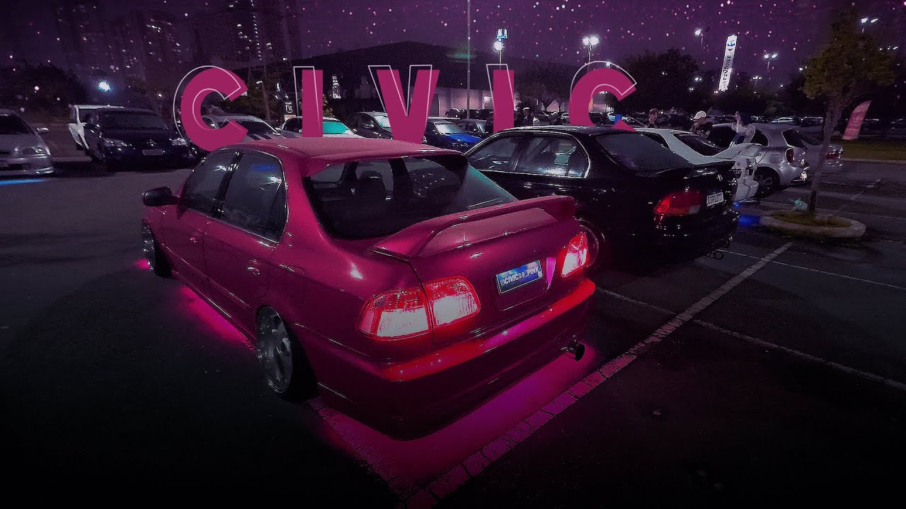 ROLÊ NOTURNO DE CIVIC, encontro de honda civic