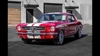 1965 Mustang resto-mod, 351 V8, 5 spd, AC, disc brakes, well done!
