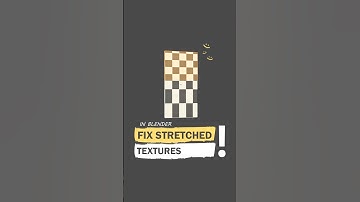 Fix Stretched Textures in Blender#blender #blendertutorial #modelingtips #blender3d #cgthink