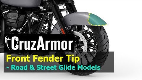 CruzArmor DIY Installation - FRONT FENDER TIP - Harley Davidson Road & Street Glides
