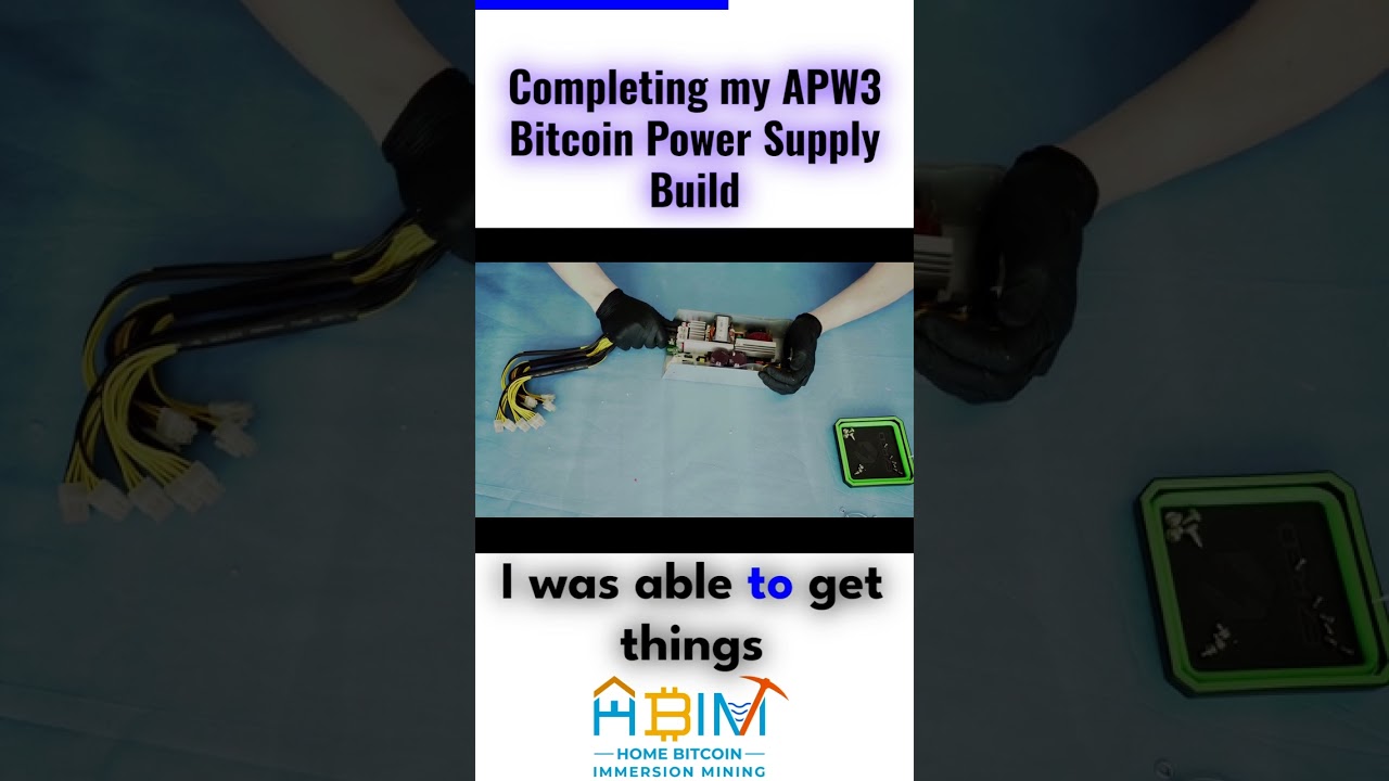 EP38-10:  Completing my APW3 Bitcoin Power Supply Build 