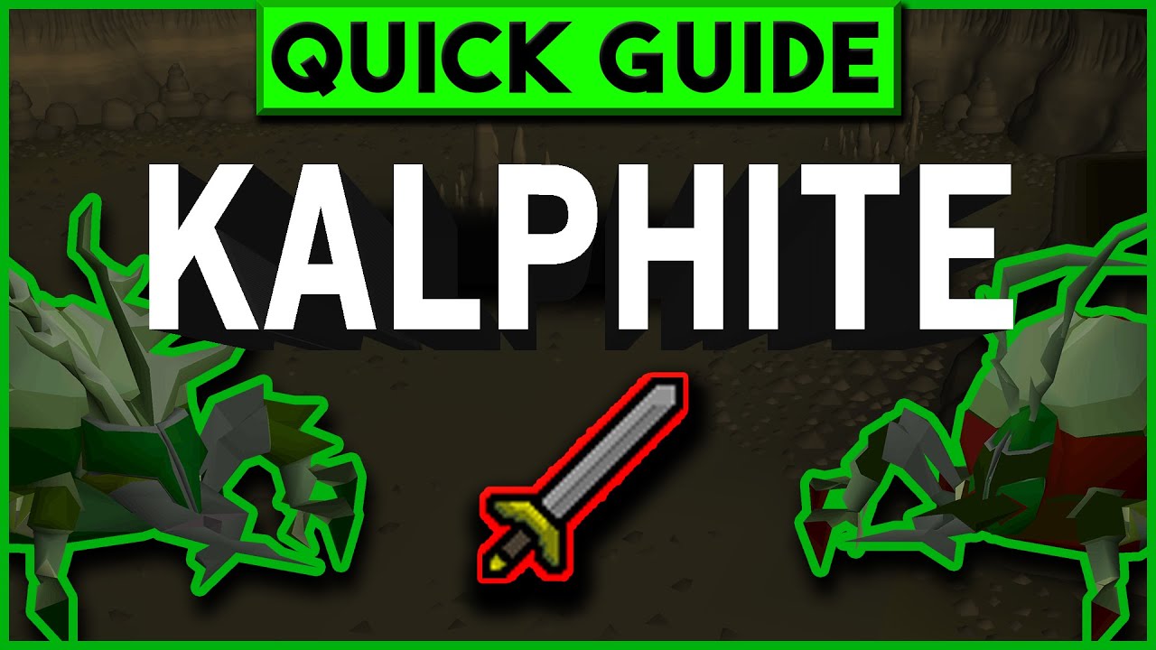 OSRS Kalphites Slayer Guide 2007 - Kalphite Cave - Melee & Cannon + Range Safe Spot - (Jan 2019 ...