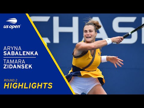 Tamara Zidansek vs Aryna Sabalenka Highlights | 2021 US Open Round 2