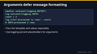 Python for Beginners Ep39 - Logging without missing or duplicate events | CodeGurukul