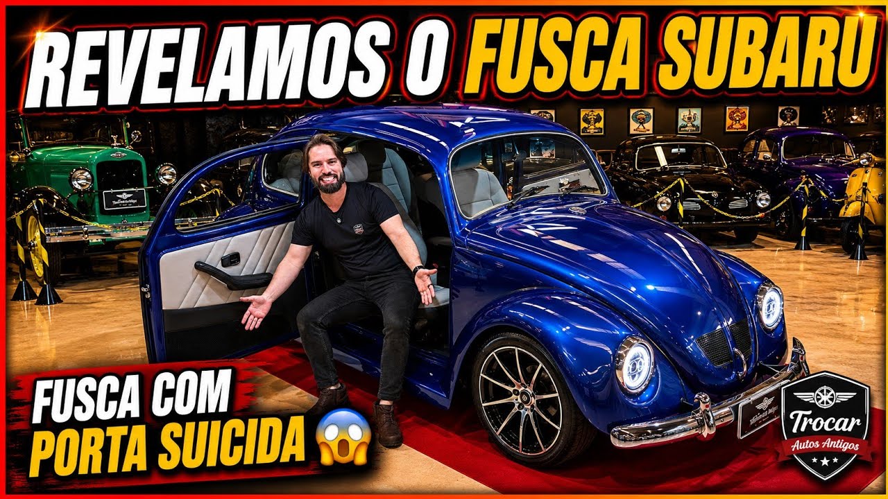 Você NUNCA Viu Um Fusca Assim!! 💙 Fusca 1963 com PORTAS SUICIDAS e Motor SUBARU 🔥Ep.02