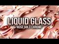 4 Hours Rose Gold Liquid Glass Animation For TV | 4K Screensaver