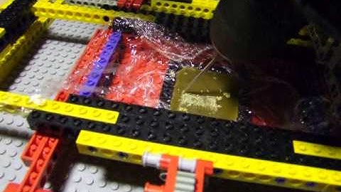 LEGO NXT engraving prototype, Mark II