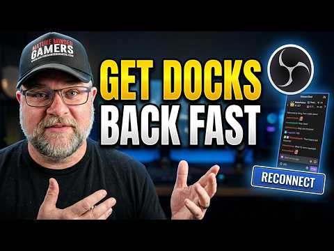 Missing Chat & Stream Docks in OBS? Fix It in 60 Seconds