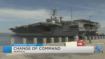 Naval Station Norfolk holding change of command ceremony Thursday