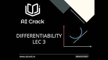 PGDBA 2023 Preparation | Maths | Differentiability Lecture 3 | AI Crack