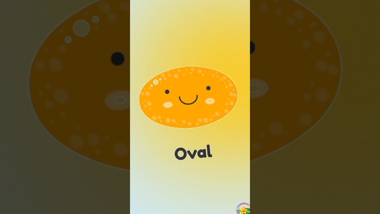 🥚 Oval Shape for Kids | Learn Shapes with Easy Examples | Preschool Learning