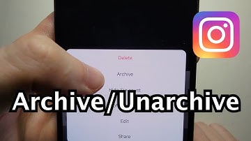 Instagram How to Archive or Unarchive Photos / Posts