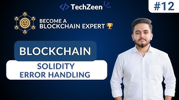 Blockchain Tutorial #12: Solidity Error Handling 🚨 Require vs Revert vs Assert Explained (2025)