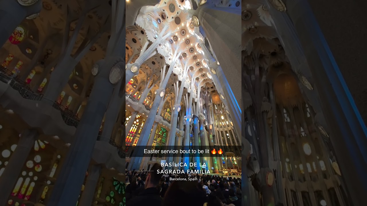 Easter Sunday Mass at Sagrada Familia