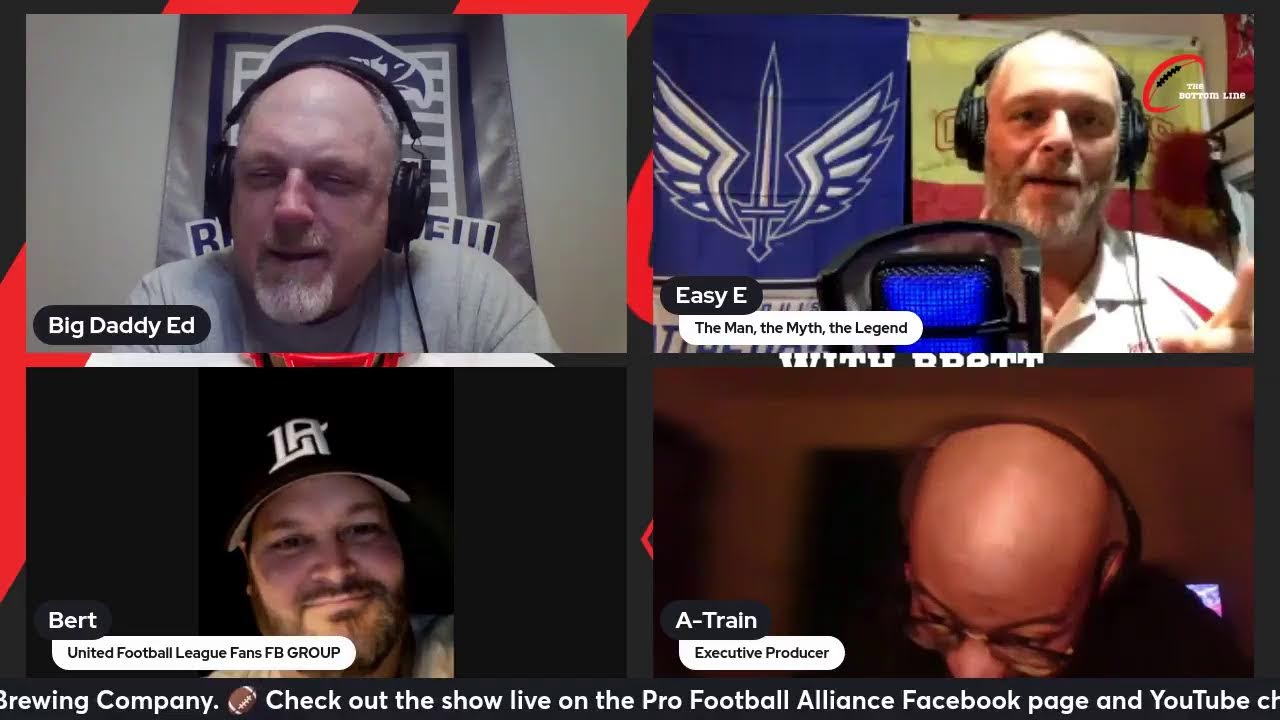 The Bottom Line - UFL SCHEDULE RELEASED AND SOME BIG SUNDAY GAME