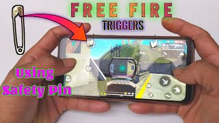 🧷📲🧷 How to make Triggers for Free Fire using Safety pins | How to make free fire trigger at home screenshot 4