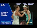 The Longest Singles Tiebreak In Grand Slam History Rybakina V Blinkova Australian Open 2024