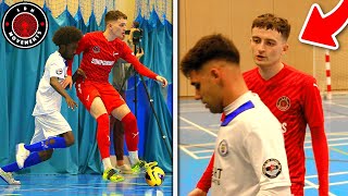 I Played in a PRO FUTSAL MATCH & It Was INTENSE! (Football Goals & Skills)