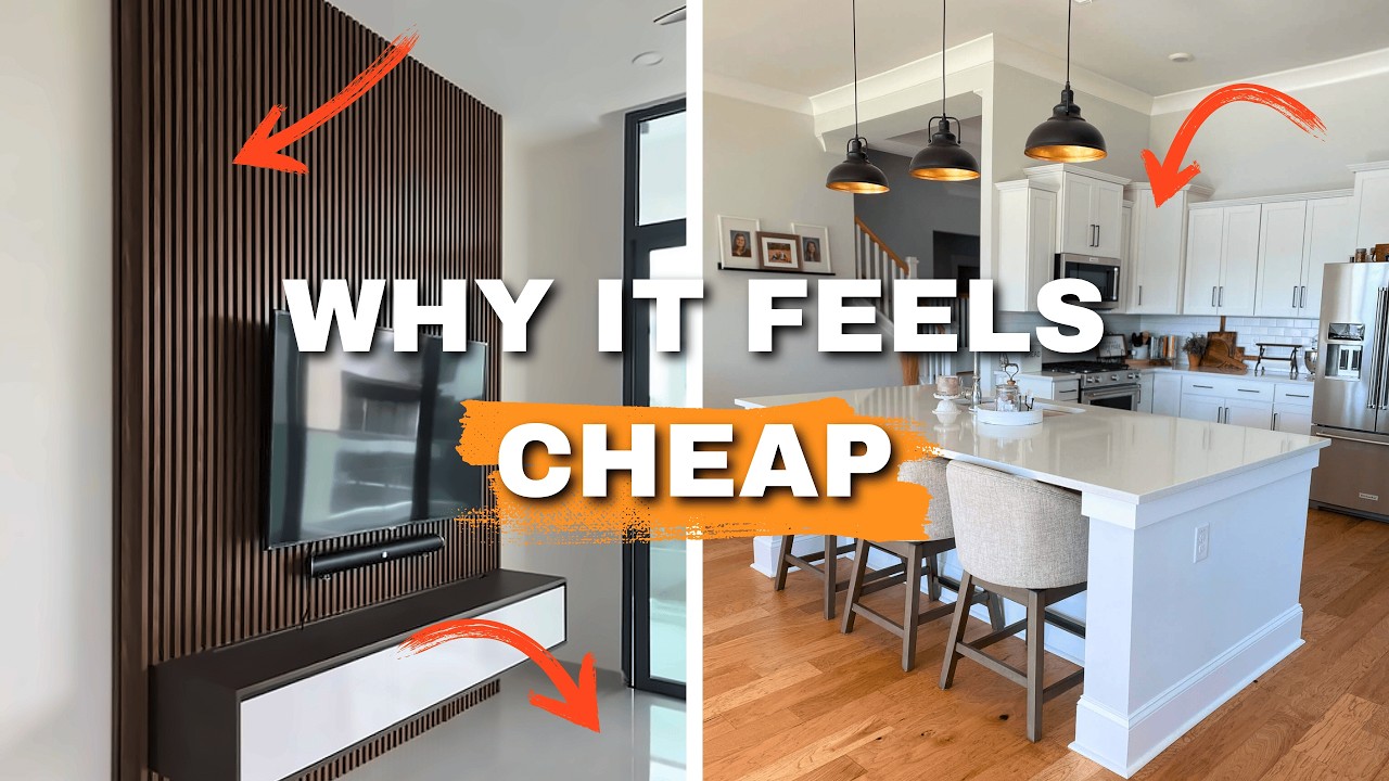 Design Mistakes Quietly Making Your Home Look Cheap
