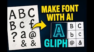 How To Make A Ttf Font Using Ai Full Stepbystep With Gliph Digitize Handwriting