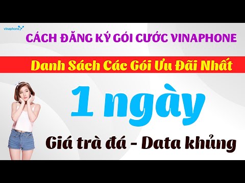 Video Cách Đăng ký Gói Cước Vinaphone 1 Ngày || danh sách... - youtube