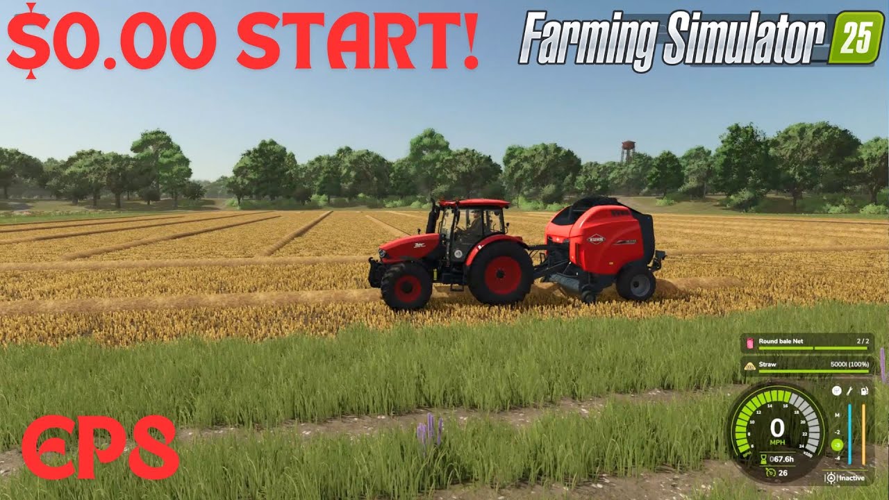 Bailing Weeding And More! Starting With $0 No Equipment Farming ...