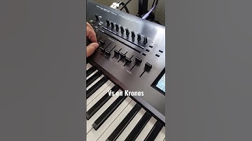 Korg Kronos Control sequencer Vs audio
