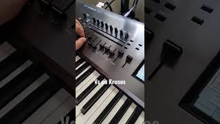 Korg Kronos Control sequencer Vs audio