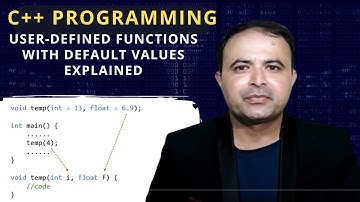 Master C++: Learn to Create User-Defined Functions with Default Values by sachin sirohi