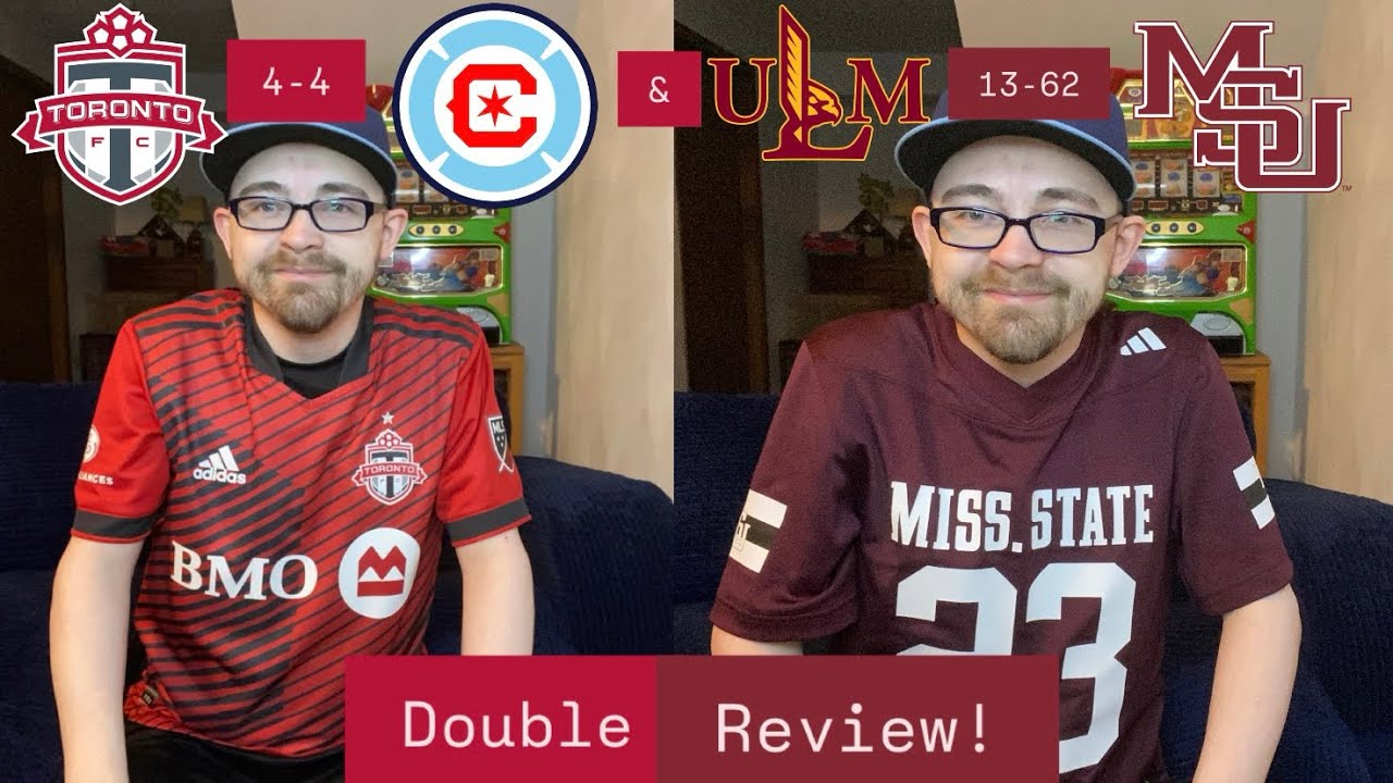 RSR8: Toronto FC 4-4 Chicago Fire FC & UL-Monroe Warhawks 13-62 Mississippi State Bulldogs Review!