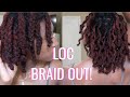 The PERFECT Loc Braid Out! | NO RETWIST + NO PRODUCTS! ✨