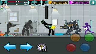 Anger of stick 5 : Zombie - max level, full set of all weapons, max level robot, full hero screenshot 3