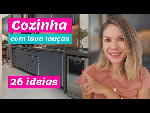 Vídeo: Eletrodomésticos Sob A Bancada Da Cozinha (24 Fotos): Instalação De Máquina De Lavar, Freezer Embutido E Lava-louças