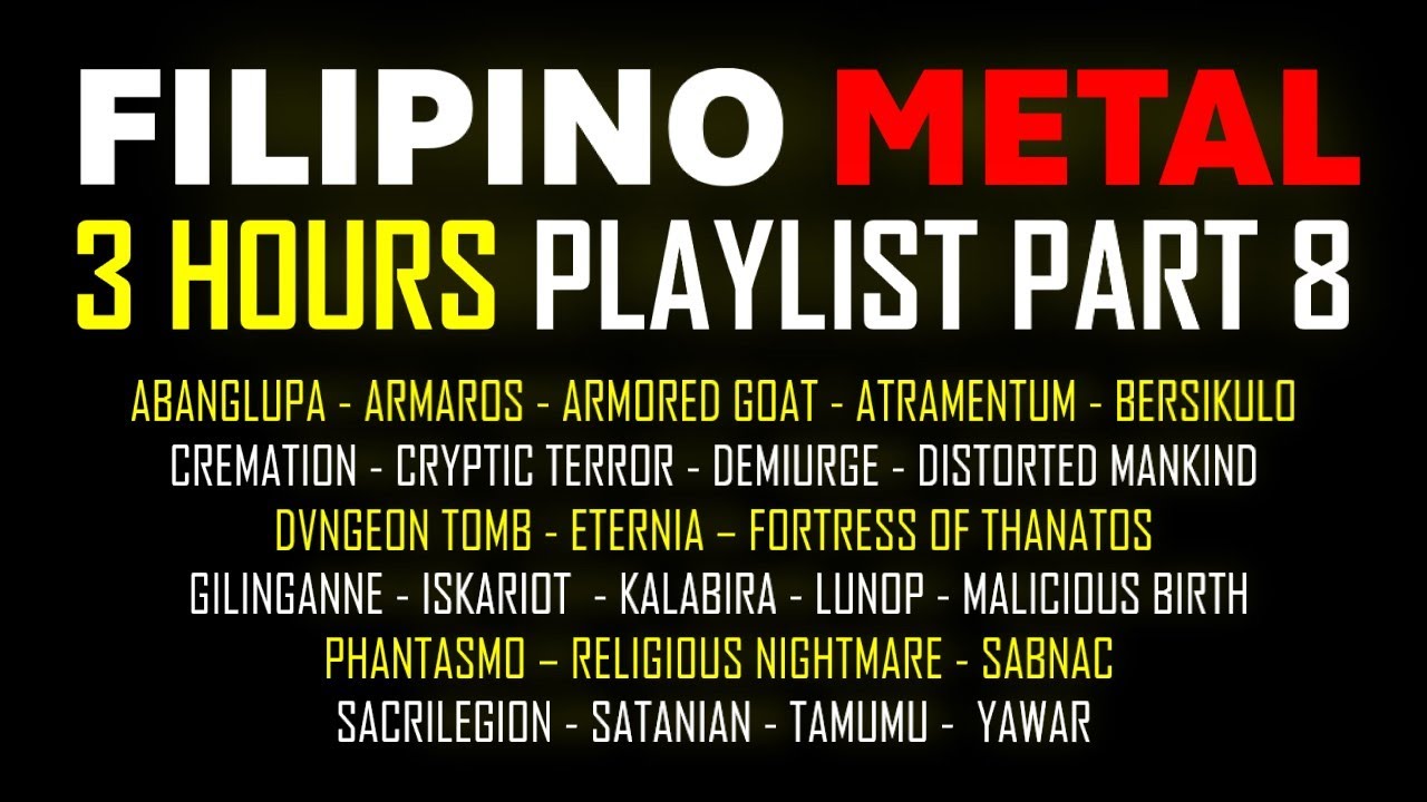 FILIPINO METAL BANDS OPM MUSIC TUGTUGANG BAKAL PINOY METAL