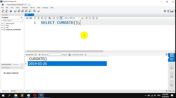 How to Display Current date in MySQL - CURDATE