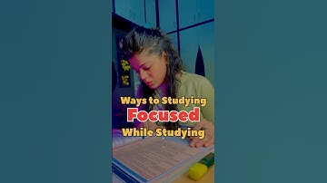 Ways to Focus While Studying 🎯 how to focus on study 📚#studytips #studyhacks #studyskills #can #cs