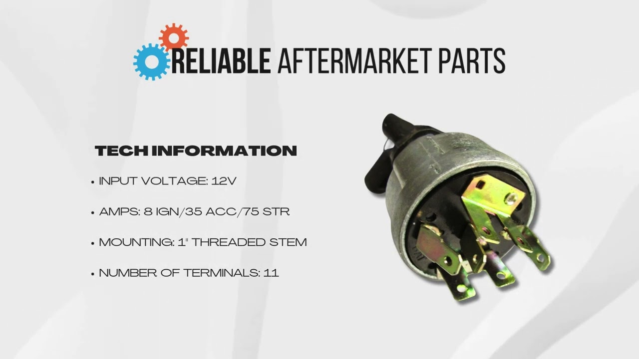 282775A1 Ignition Start Switch Fits Case 1840 1845B 1845C 480F 550G 570LXT