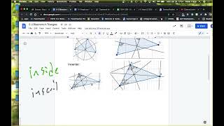 Geo 5 2 Bisectors in Triangles