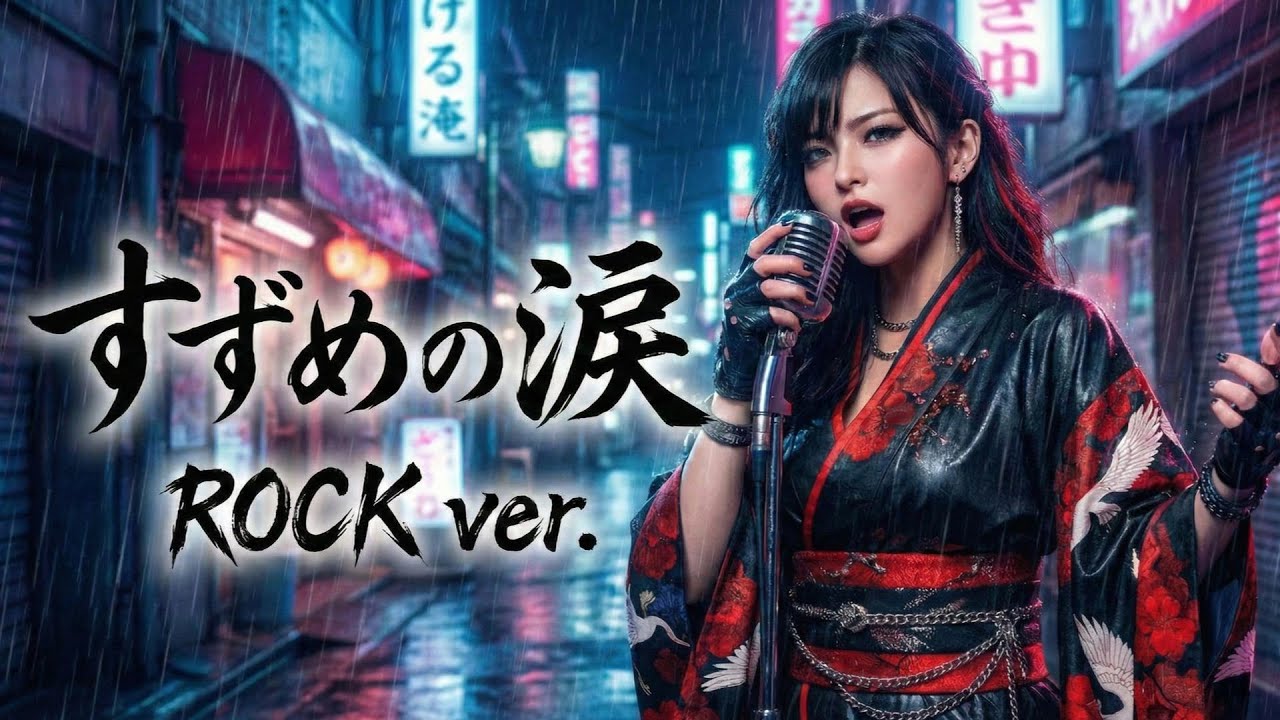 もしも桂銀淑の『すずめの涙』をロック風にアレンジしてみたら