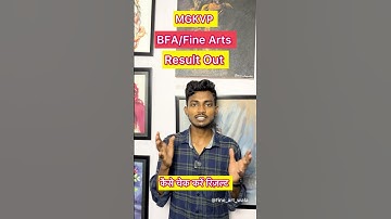 MGKVP BFA Result Out How to check result BFA #share #mgkvp #painting #finearts #art #result #2025