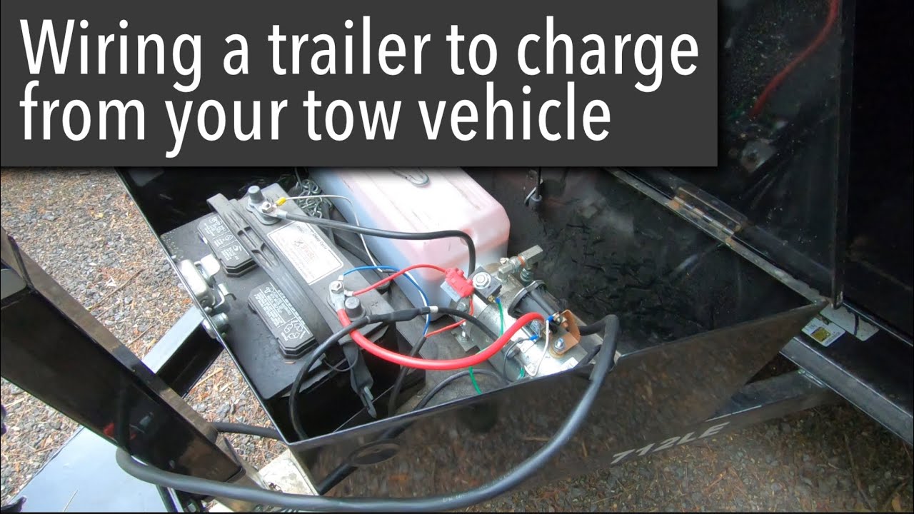 How To Charge Winch Battery On Trailer