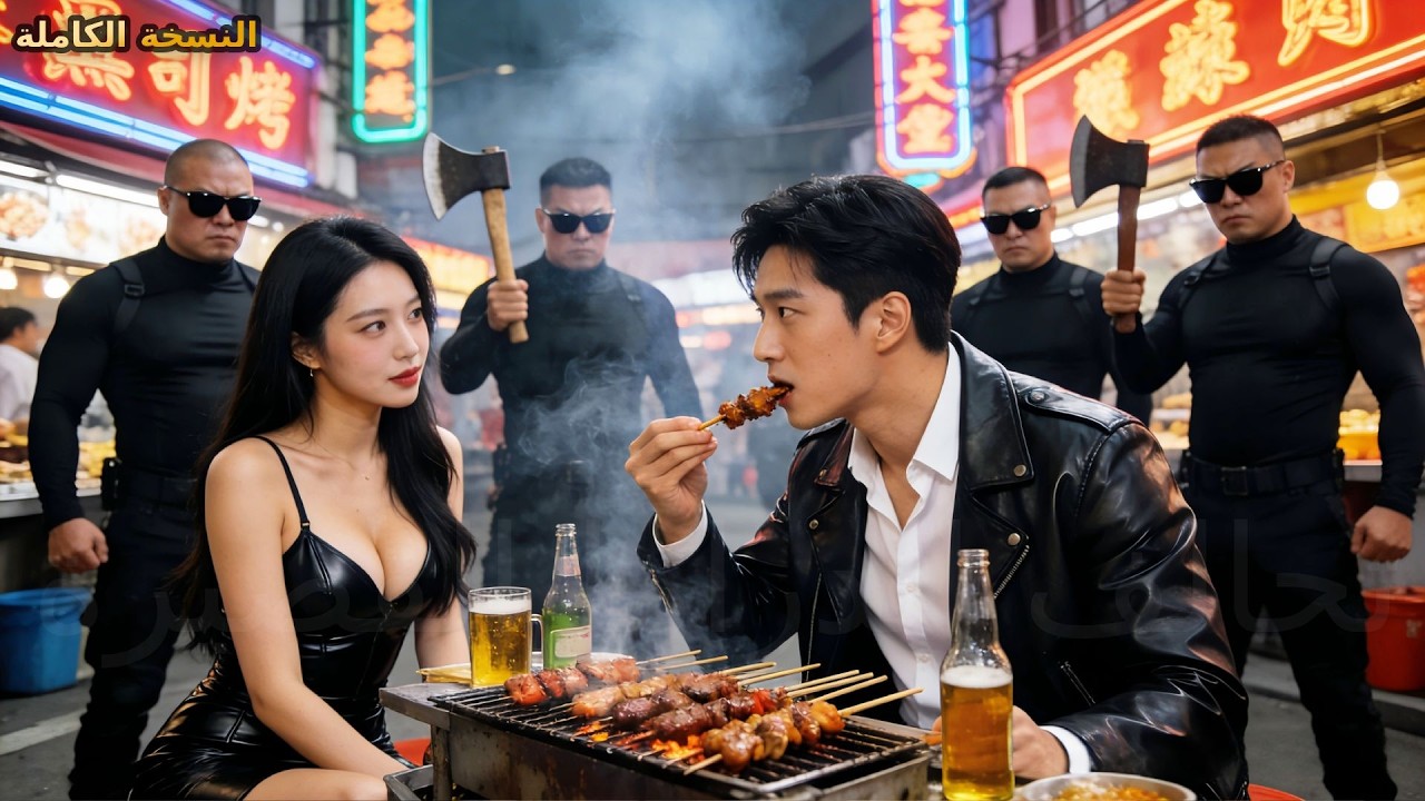 الفتى الفقير يأكل شواء بالشارع أنقذ فتاة تتعرض للبلطجة، وبحركة واحدة أسقطهم! الفتاة أحبته تمامًا!