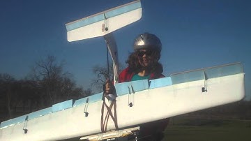 RCDOX 2012 SKYWALKER FPV maiden flight of the big RC plane