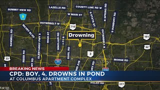 4-year-old dies after being pulled from northeast Columbus pond