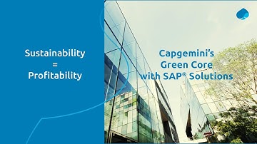 Capgemini’s Green Core with SAP Solutions – SME Insights