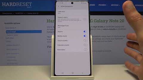 How to Activate Do Not Disturb Mode in SAMSUNG Galaxy Note 20 – Block Sounds & Vibrations