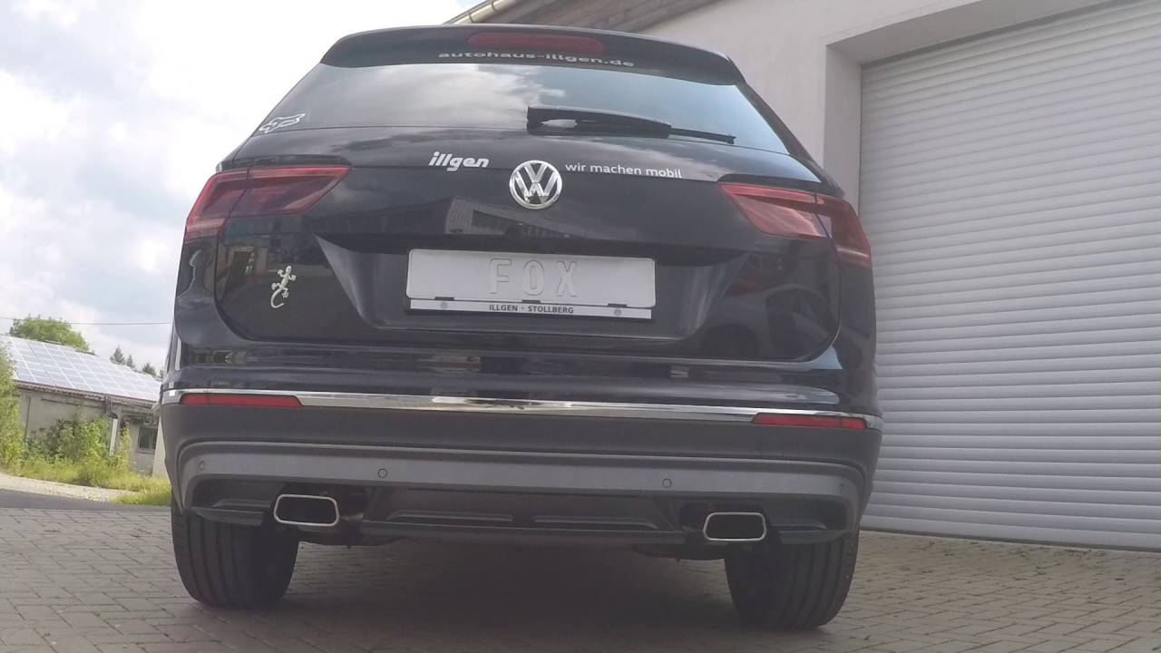 Fox Sportauspuff VW Tiguan 5N - 4motion Endschalldämpfer Ausgang