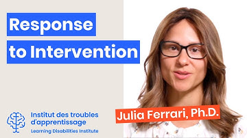 Response to Intervention - Learning Disabilities Institute